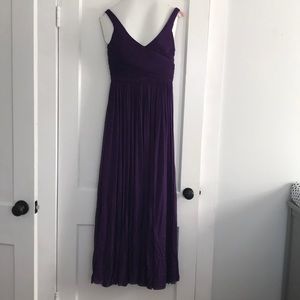 Purple Jcrew chiffon dress